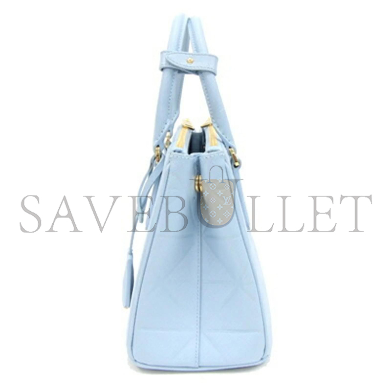 PRADA GALLERIA SMALL HANDBAG LIGHT BLUE 1BA896 (24.5*16.5*11cm) 